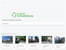 Tablet Screenshot of lagraninmobiliaria.com